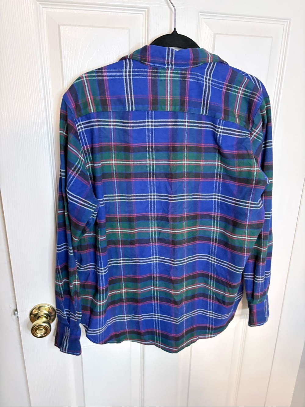 Frank & Eileen Eileen Italian Cotton Flannel Plaid Shirt Medium - Picture 7 of 10